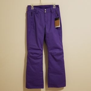 NEW North Face Womens Small Purple Snow Ski Pants Snowboard Snowsuit Suit  NWT S